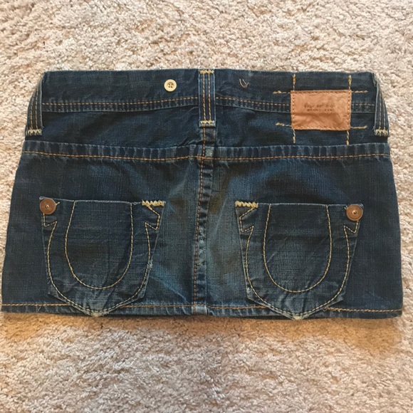 True Religion Jean Skirt - Picture 1 of 3